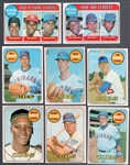 1969 O-Pee-Chee Bb- 8 Diff Cubs