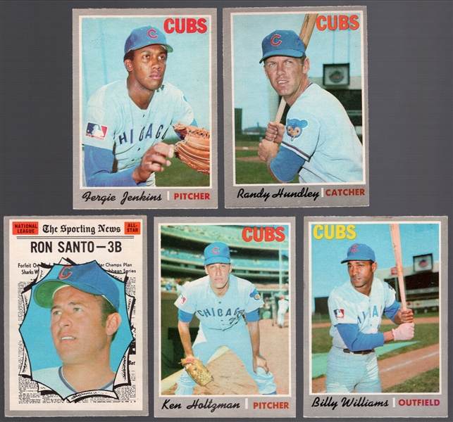 1970 O-Pee-Chee Bb- 15 Diff Cubs