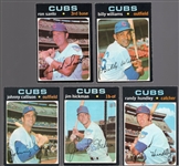1971 O-Pee-Chee Bb- 9 Diff Cubs
