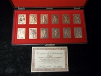 1987 Topps Gallery of Champions –Bronze  Medallion Set of 10