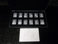 1989 Topps Gallery of Champions- Aluminum Medallion Set of 10