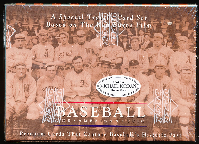 1994 Upper Deck -Ken Burns The American Epic- Factory Set of 80- plus Extra Michael Jordan Card