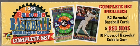1995 Bazooka Baseball- Factory Sealed Set of 132 plus 5 Red Hots