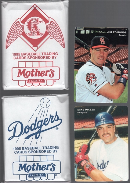 1995 Mother’s Cookies -2 Diff Baseball Sets