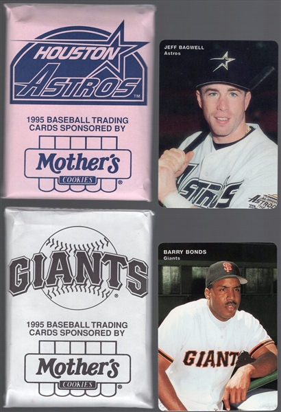 1995 Mother’s Cookies -2 Diff Baseball Sets