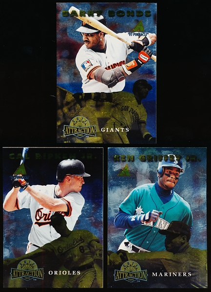 1995 Pinnacle Baseball- “Gate Attraction” Set of 18 