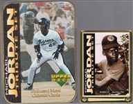 1995 Upper Deck- Michael Jordan Tribute- 5 card Tin Set
