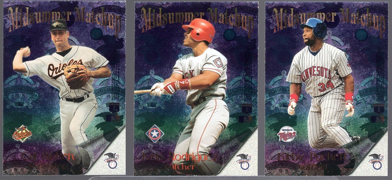 1996 Stadium Club Bb- Midsummer Matchup Insert Set of 10 