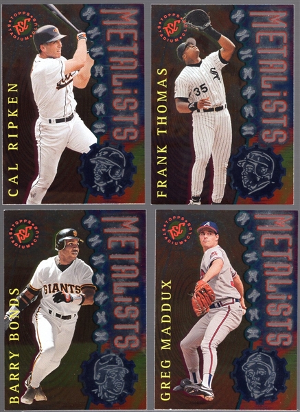 1996 Stadium Club Bb- “Metalists” Insert Set of 8 