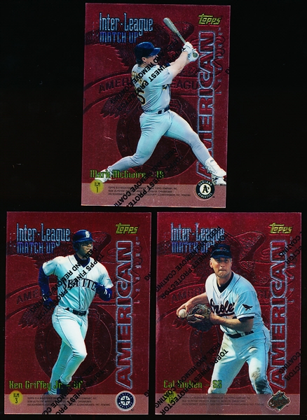 1997 Topps Baseball- “Inter-League Matchup” Insert Set of 14