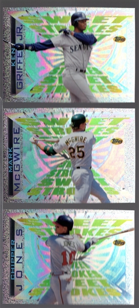 1997 Topps Bb- “Sweet Strokes” Insert Set of 15
