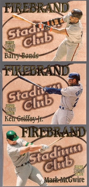 1997 Stadium Club Bb- “Firebrand” Insert Set of 12