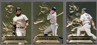 1997 Stadium Club Bb- “Pure Gold” Bb Inserts- Series 1 Set of 10(#1-10)