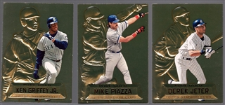 1997 Stadium Club Bb- “Pure Gold” Bb Inserts- Series 2 Set of 10(#11-20)