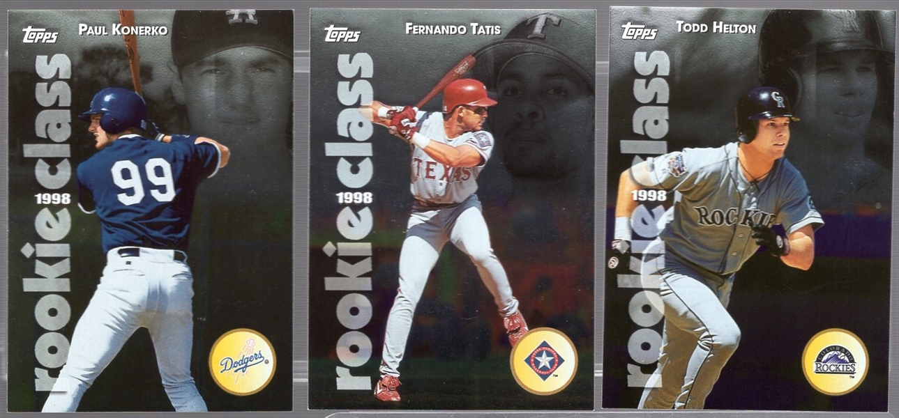 1998 Topps Bb- “Rookie Class” Insert Set of 10