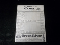 1932 Chicago Cubs Baseball Scorecard vs. New York Giants