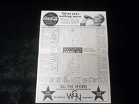 1939 Chicago Cubs Baseball Scorecard vs. St. Louis Cardinals
