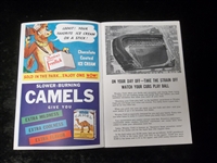 1943 Chicago Cubs Baseball Program- Vs. Pittsburgh