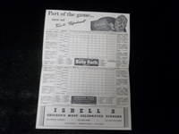 1945 Chicago Cubs Baseball Program