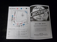 1945 Chicago Cubs Baseball Program