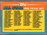 1990 Topps TV Glossy Factory Sealed Set of 66 in sealed Topps Display Box- “All Star”