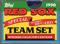 1990 Topps TV Glossy Factory Sealed Set of 66 in sealed Topps Display Box- “Boston Red Sox”