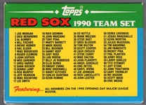 1990 Topps TV Glossy Factory Sealed Set of 66 in sealed Topps Display Box- “Boston Red Sox”