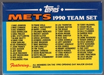 1990 Topps TV Glossy Factory Sealed Set of 66 in sealed Topps Display Box- “NY Mets”