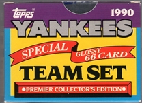1990 Topps TV Glossy Factory Sealed Set of 66 in sealed Topps Display Box- “NY Yankees”