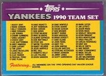 1990 Topps TV Glossy Factory Sealed Set of 66 in sealed Topps Display Box- “NY Yankees”