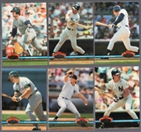 1991 Stadium Club Bb- Pre Production Cards- NY Yankees- 6 Diff