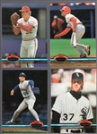 1991 Stadium Club Bb- Pre Production Cards- 4 Diff