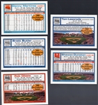 1992 Topps Baseball Pre Production Card Set of 9