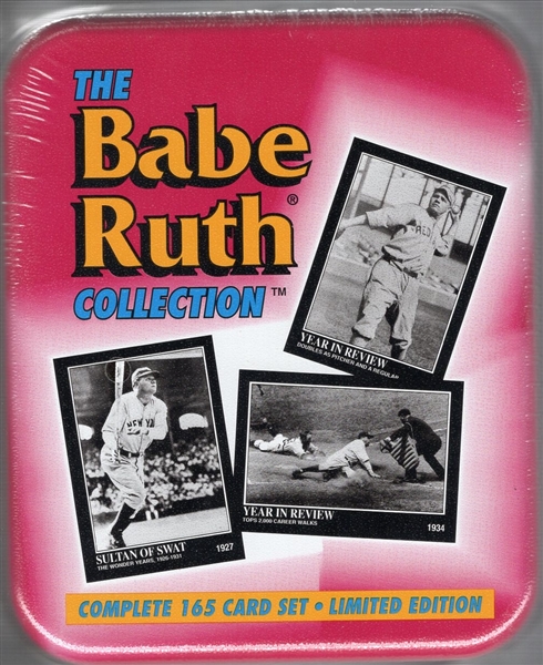 1992 MegaCards- Babe Ruth Collection- Tin- Complete Factory Sealed Set of 165 Cards