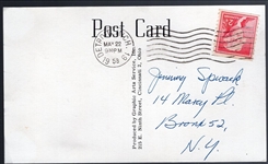 May 22, 1958 Graphic Arts Detroit Tigers MLB Postcard- Jim Bunning Portrait