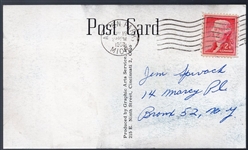 June 19, 1958 Graphic Arts Detroit Tigers MLB Postcard- Frank Bolling