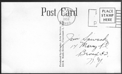 July 10, 1958 Graphic Arts Detroit Tigers MLB Postcard- Jim Hegan