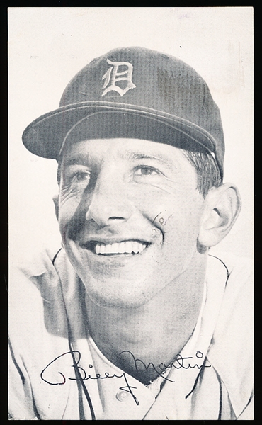 September 20, 1958 Graphic Arts Detroit Tigers MLB Postcard- Billy Martin