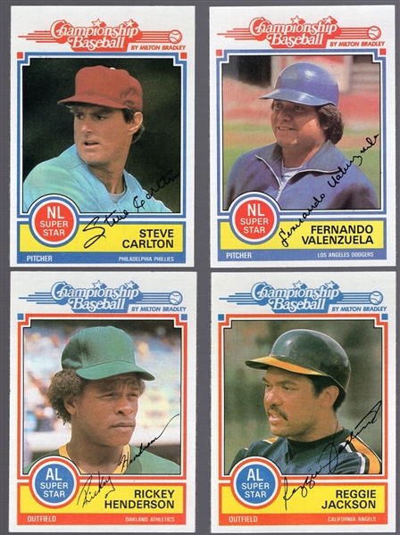 1984 Milton Bradley Championship Baseball- 1 Complete Set of 30 Cards