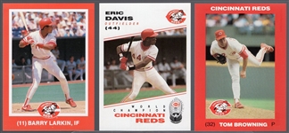 1987-92 Cincinnati Reds MLB Kahn’s- 1 Complete Players/Coach Set from Each Year (6 Sets Total)