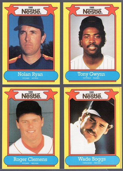 1988 Nestle Bsbl.- 1 Complete Set of 44 Cards