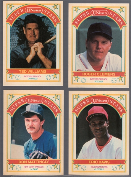 1989 J. J. Nissen Super Stars Bsbl.- 1 Complete Set of 20 Cards