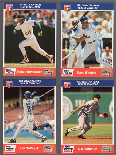 1992 Diet Pepsi/ Pepsi Canadian Bsbl.- 1 Complete Set of 30