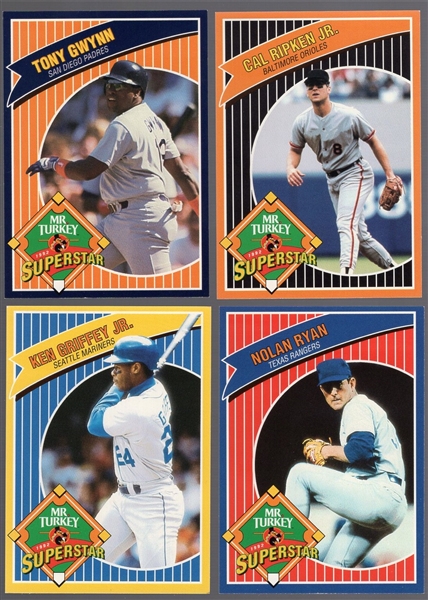 1992 Mr. Turkey Bsbl.- 1 Complete Set of 26 Cards
