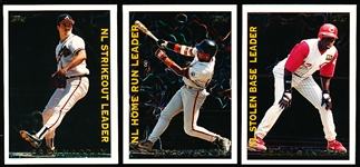 1995 Topps Bsbl. “League Leaders”- 1 Complete Set of 25 Cards