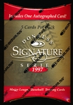 1997 Donruss Signature Bsbl.- 1 Unopened Factory Sealed Pack