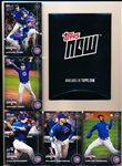 2016 Topps Now Chicago Cubs World Series Champions- 1 Complete Set of 15 Cards