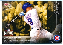 2016 Topps Now Chicago Cubs NLDS Bsbl. Gold #BON-3 Javier Baez Oct. 7