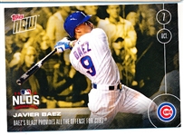 2016 Topps Now Chicago Cubs NLDS Bsbl. Gold #BON-3 Javier Baez Oct. 7