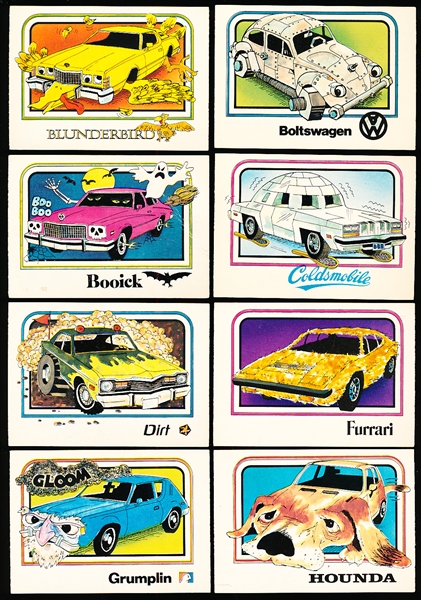 1976 Wonder Bread Crazy Cars Non-Sports- 1 Complete Set of 20 Cars + 2 Extras